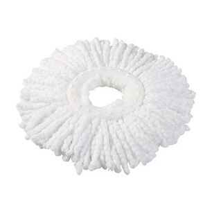 Pack 5 Repuestos Cabezal Mopa Giratoria 360 Trapeador Blanco
