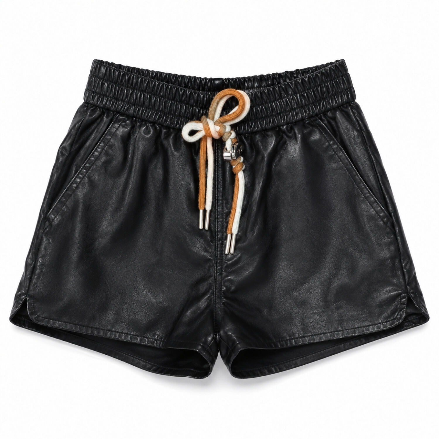 Short Ecocuero Ni&ntilde;a Simil Cuero Con Cordon Ajustable image number 4.0
