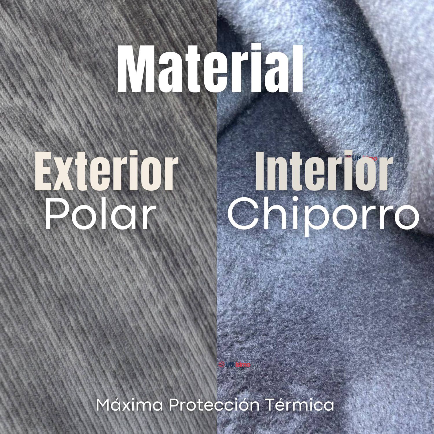 Pantal&oacute;n Cotel&eacute; Palazzo Polar Con Chiporro Elasticado T&eacute;rmico Gris Melange image number 6.0