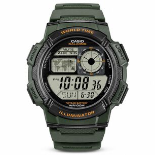 Reloj De Hombre Casio Musgo Ae-1000w-3avdf Classic Style