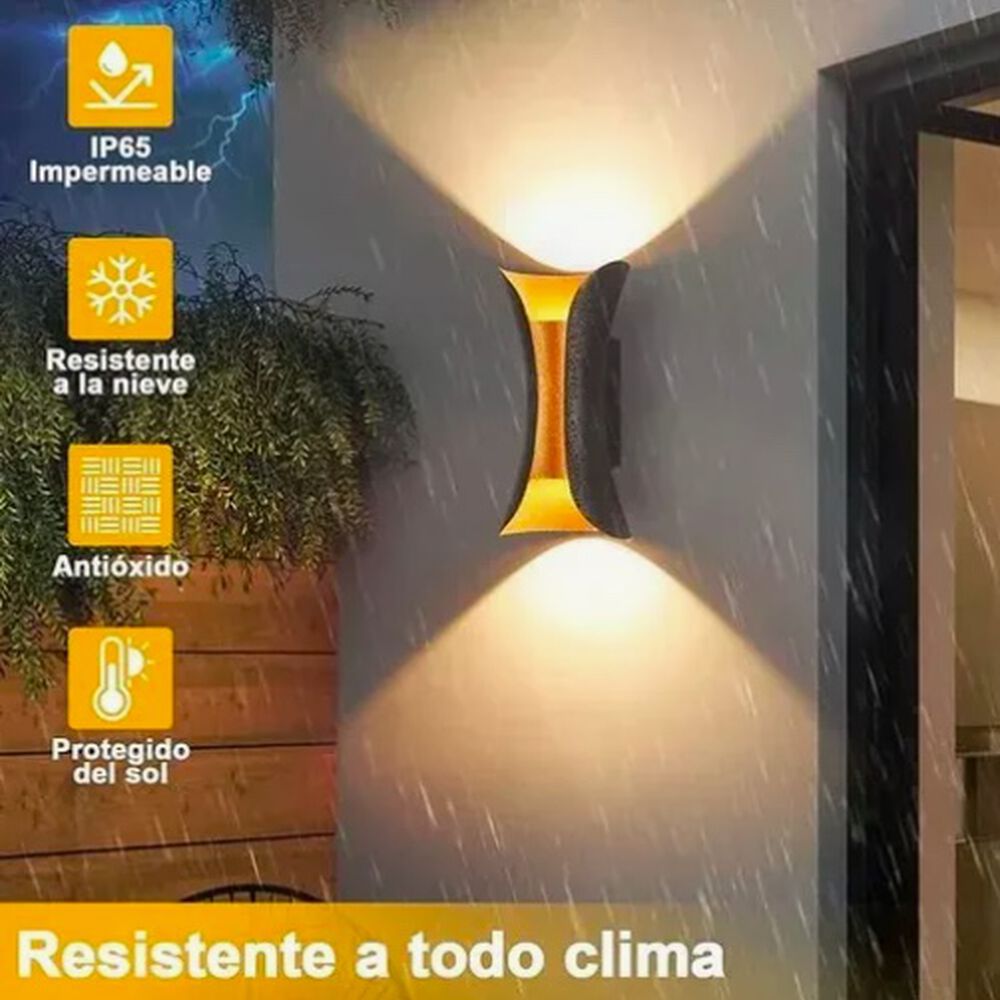 Aplique Led C&aacute;lida Moderno Impermeable image number 4.0