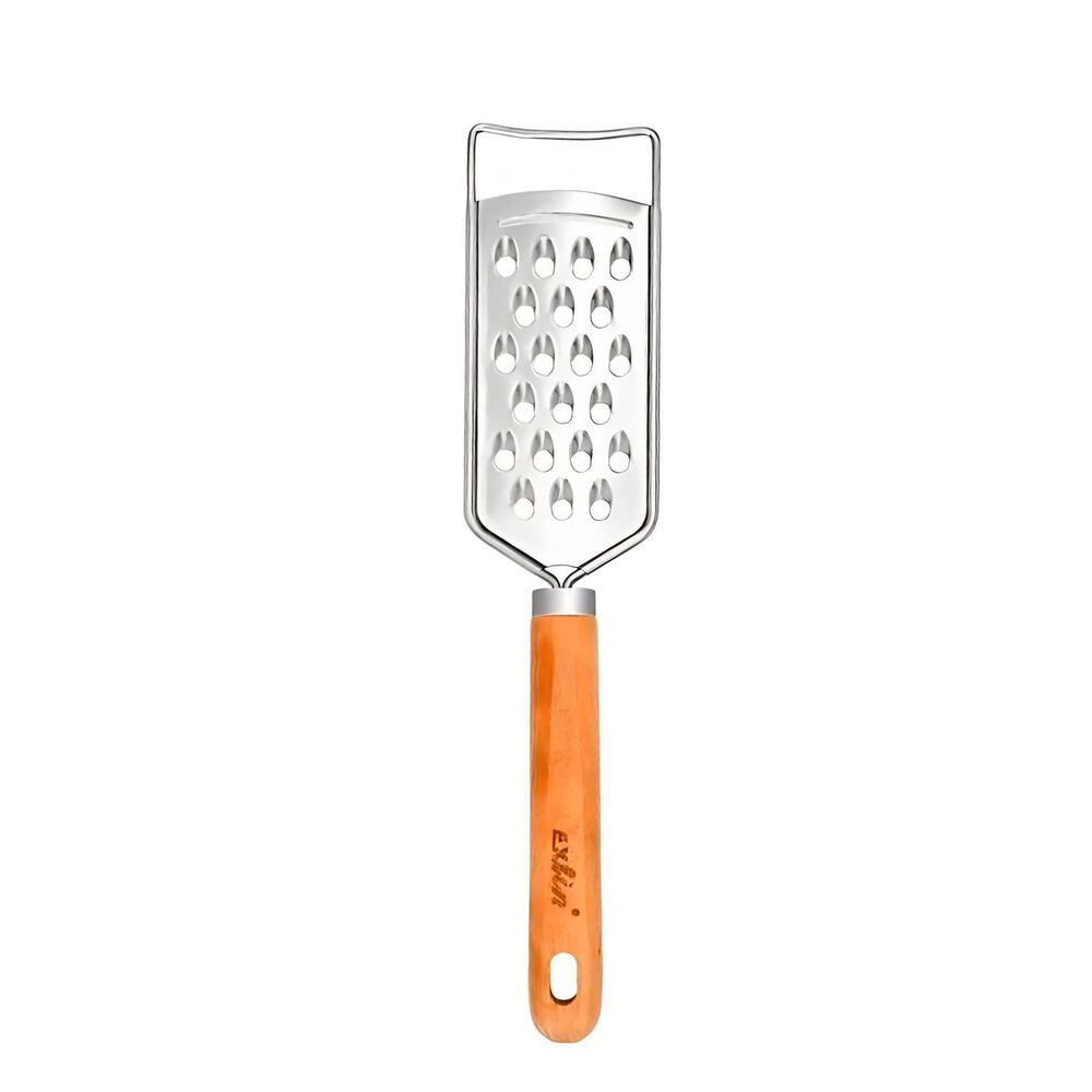 Rallador De Mano Para Queso 27cm Acero Mango Madera Cocina image number 0.0