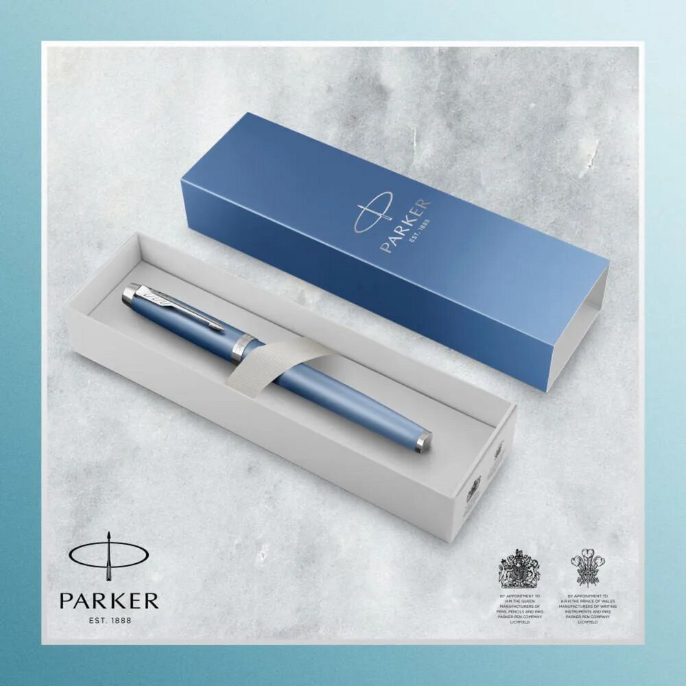 Bol&iacute;grafo Rollerball Parker Im Writing Rituals Azul Tin Neg image number 4.0
