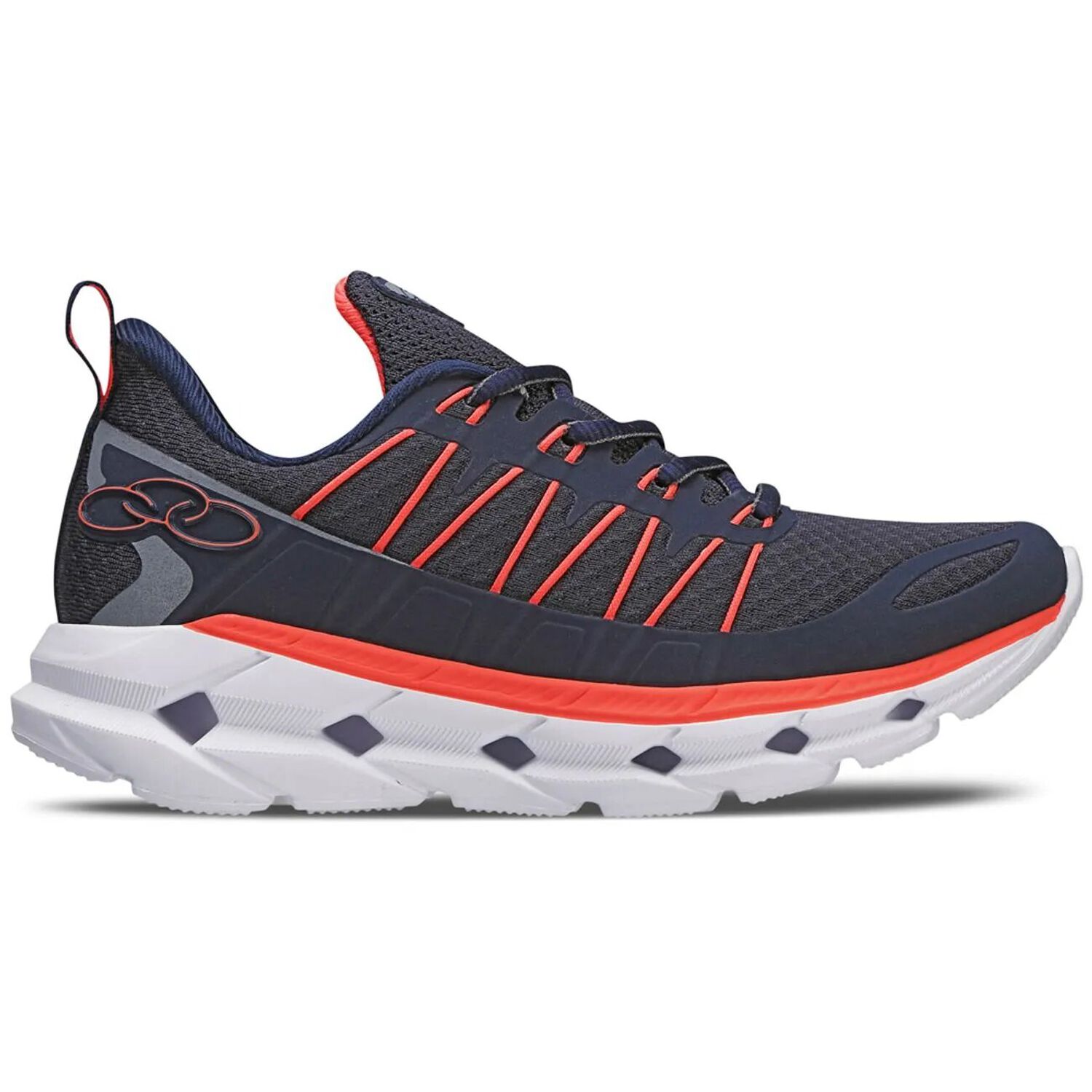 Zapatilla Infantil Cyber 3 Azul/naranja Olympikus image number 0.0