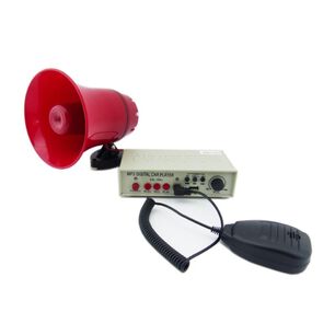 Megafono Mp3 12-24 Volt Con Iman,usb,sirena Para Auto En Caja