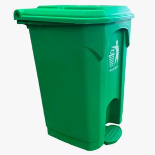 Basurero Tacho Contenedor De Basura 50 Litros Con Pedal Verde
