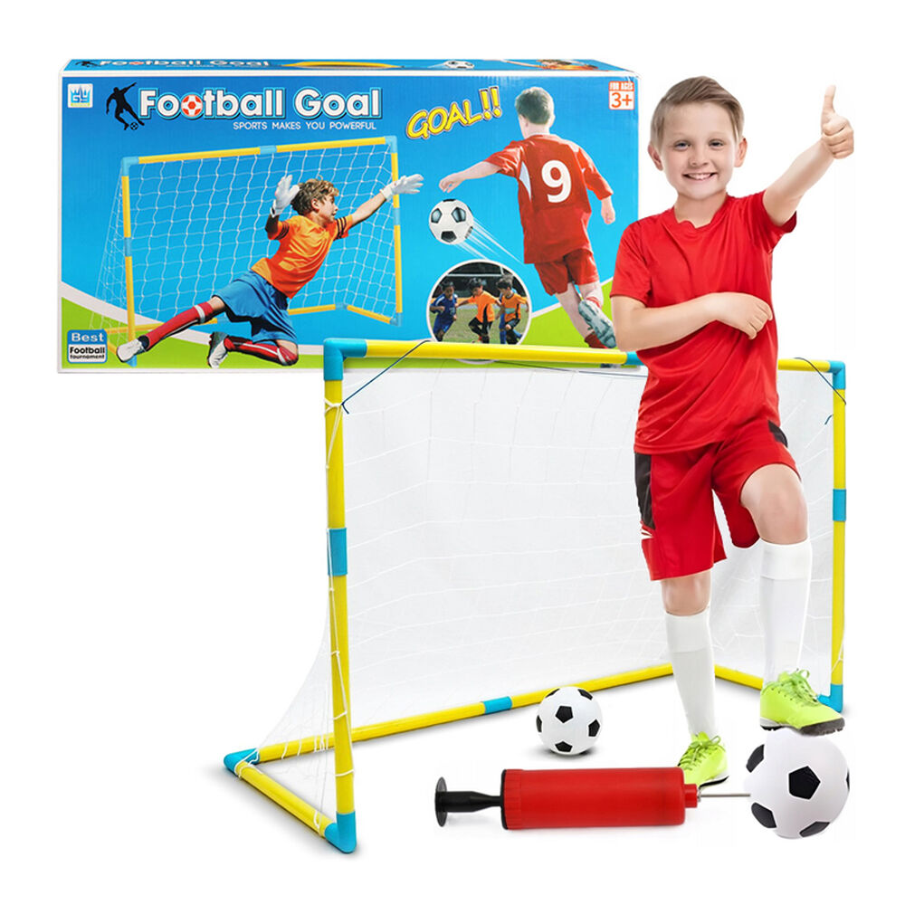 Arco Futbol Niños + Bombin + Balón Juguete Porteria Niños image number 4.0