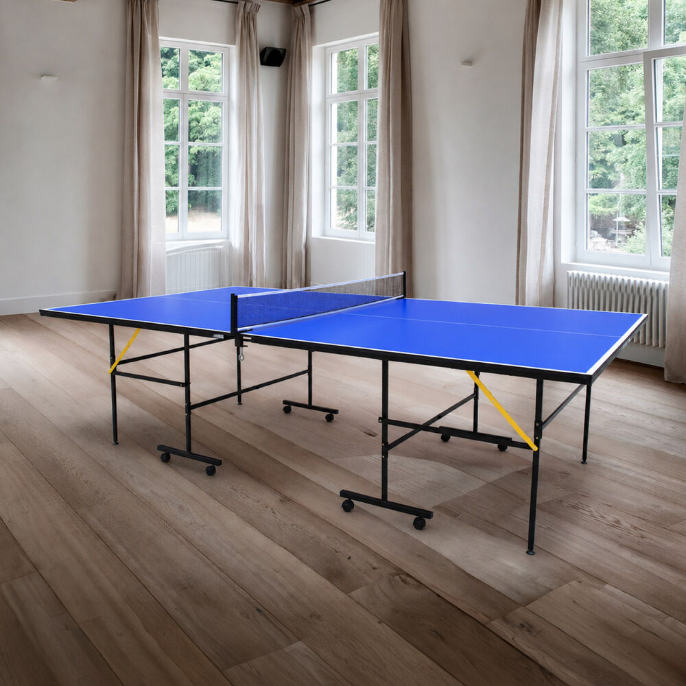 Mesa De Ping Pong Plegable Avanzada Azul image number 5.0