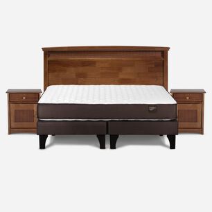 Cama Europea Rosen Ergo T / King / Base Dividida + Set De Maderas Veneto