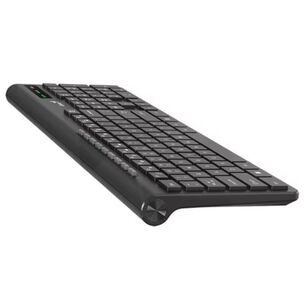Teclado Inalambrico Usb Ergonomico Multimedia Slimstar 7230