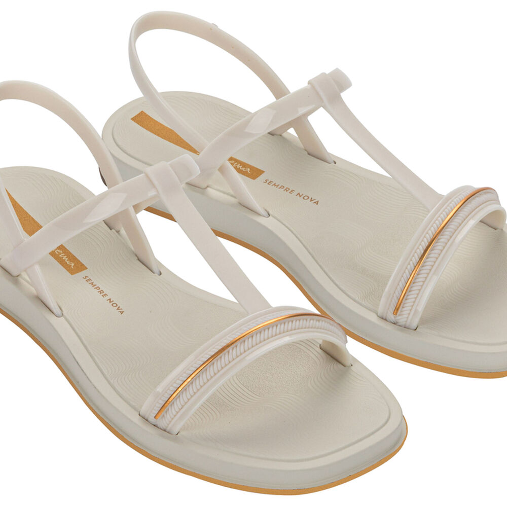 Sandalia Mujer Hueso Glow Sand Ipanema image number 1.0