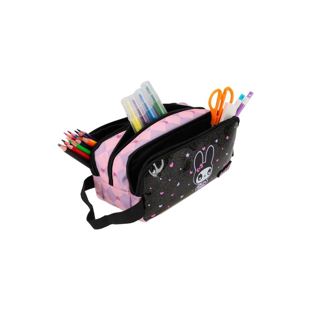 Estuche Xtrem University+ 6xt Gato Negro/lila image number 3.0