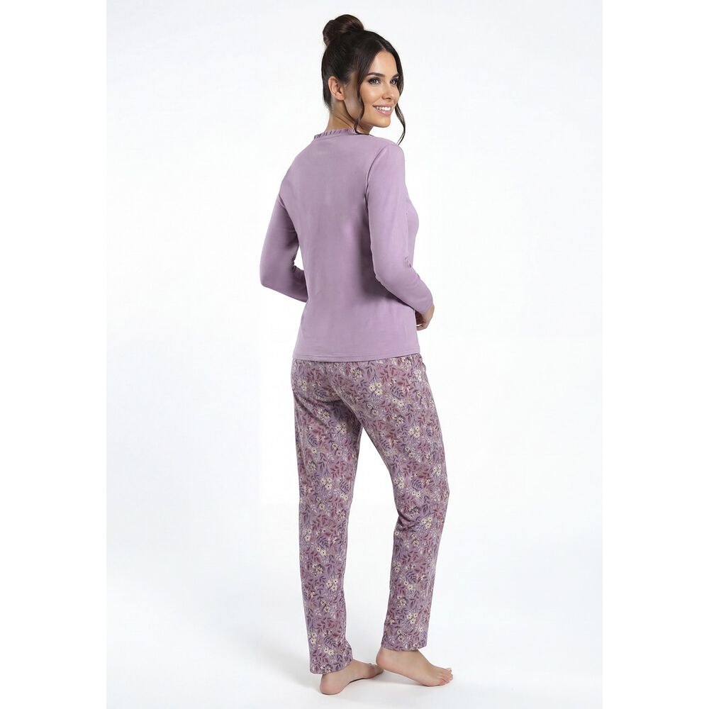 Pijama De Mujer Algod&oacute;n 60.1599m-mor image number 1.0