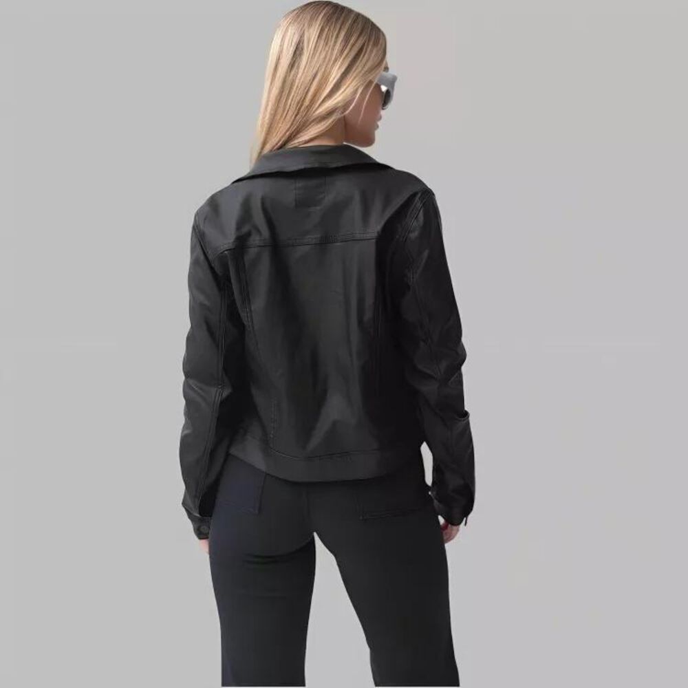 Chaqueta Clasica Ecocuero Mujer image number 1.0
