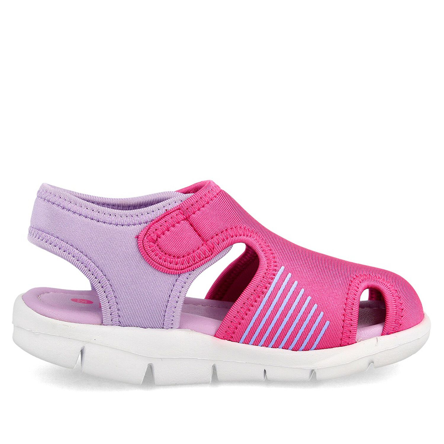 Sandalia Ni&ntilde;a Bubblegummers Bentley Rosado/lila image number 0.0