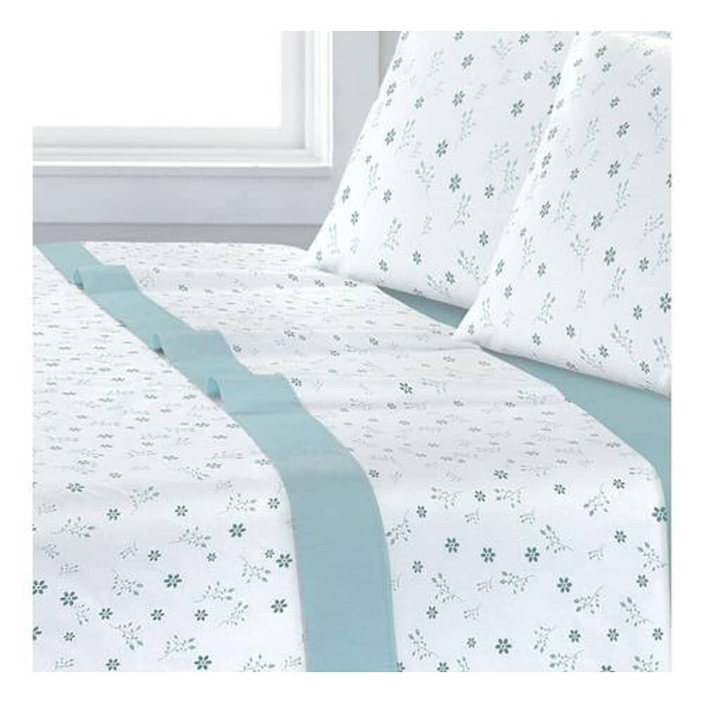 Sabana Andes Estampado 180 Hilos Flor 103 1.5 Plaza image number 1.0