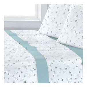 Sabana Andes Estampado 180 Hilos Flor 103 1.5 Plaza