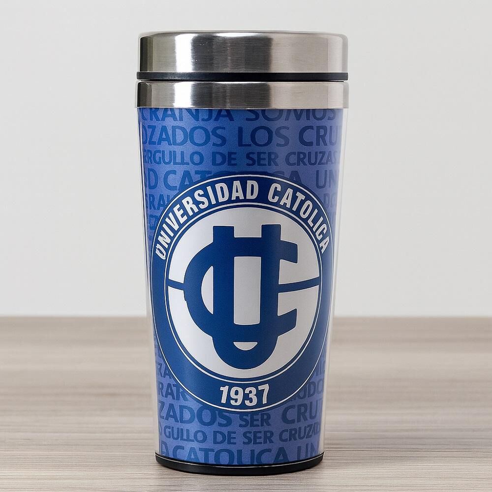 Mug T&eacute;rmico Universidad Cat&oacute;lica Cruzados 500ml image number 2.0