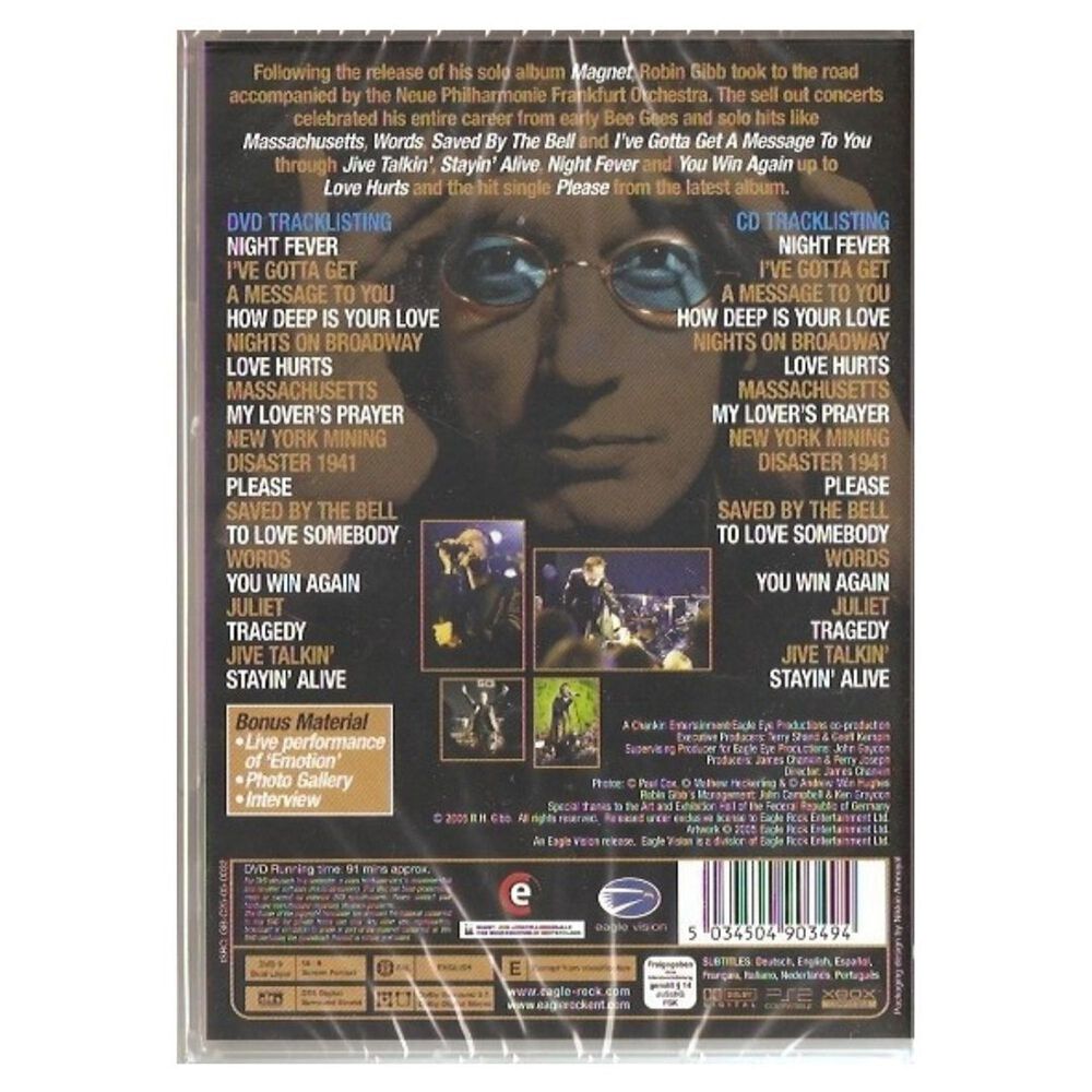 Robin Gibb - Live (dvd+cd) | Dvd image number 1.0