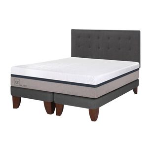Cama Europea Cic Balance / 2 Plazas / Base Dividida  + Respaldo