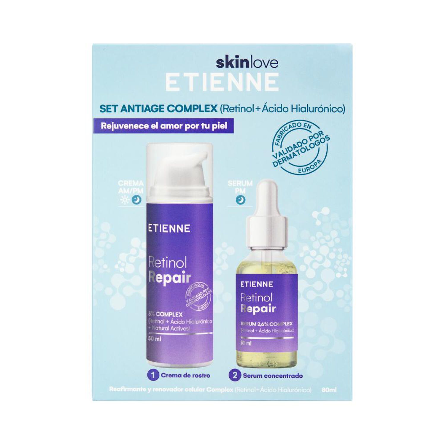 Set De Tratamiento Etienne Skin Antiage Complex Serum + Crema image number 2.0