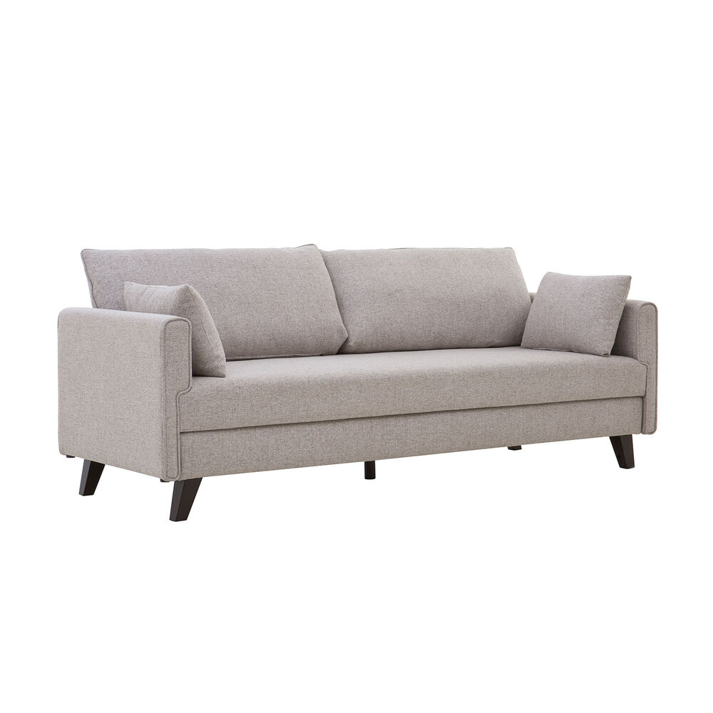 Sofá Cama Bremen Beige 3 Cuerpos image number 3.0