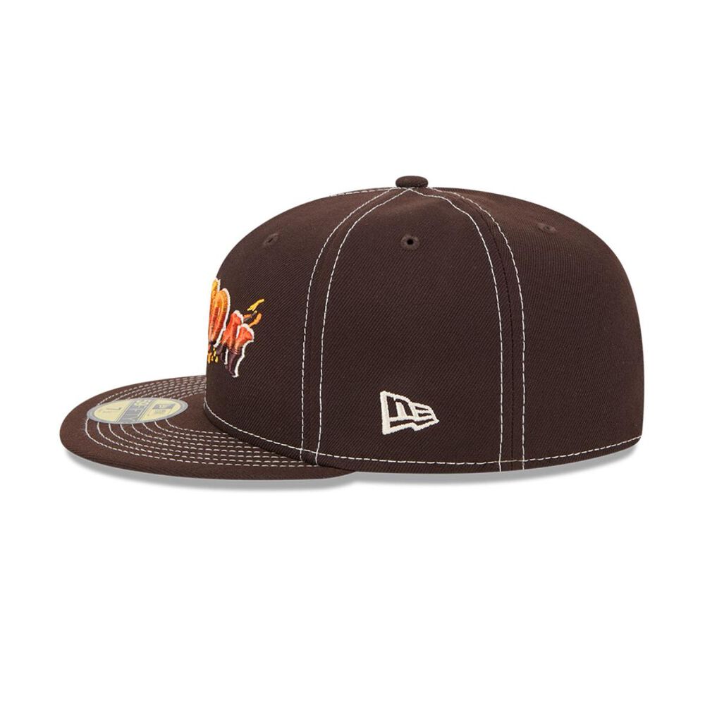 Gorra 59fifty Mlb Boston Red Sox Fall Foliage Dark Brown image number 3.0