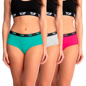 Pack Pantaleta Mujer Top / 3 Piezas
