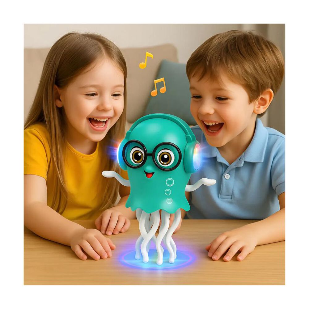 Pulpo Bailarin Jellyfish Medusa Robot Con Luces Y Musica image number 1.0