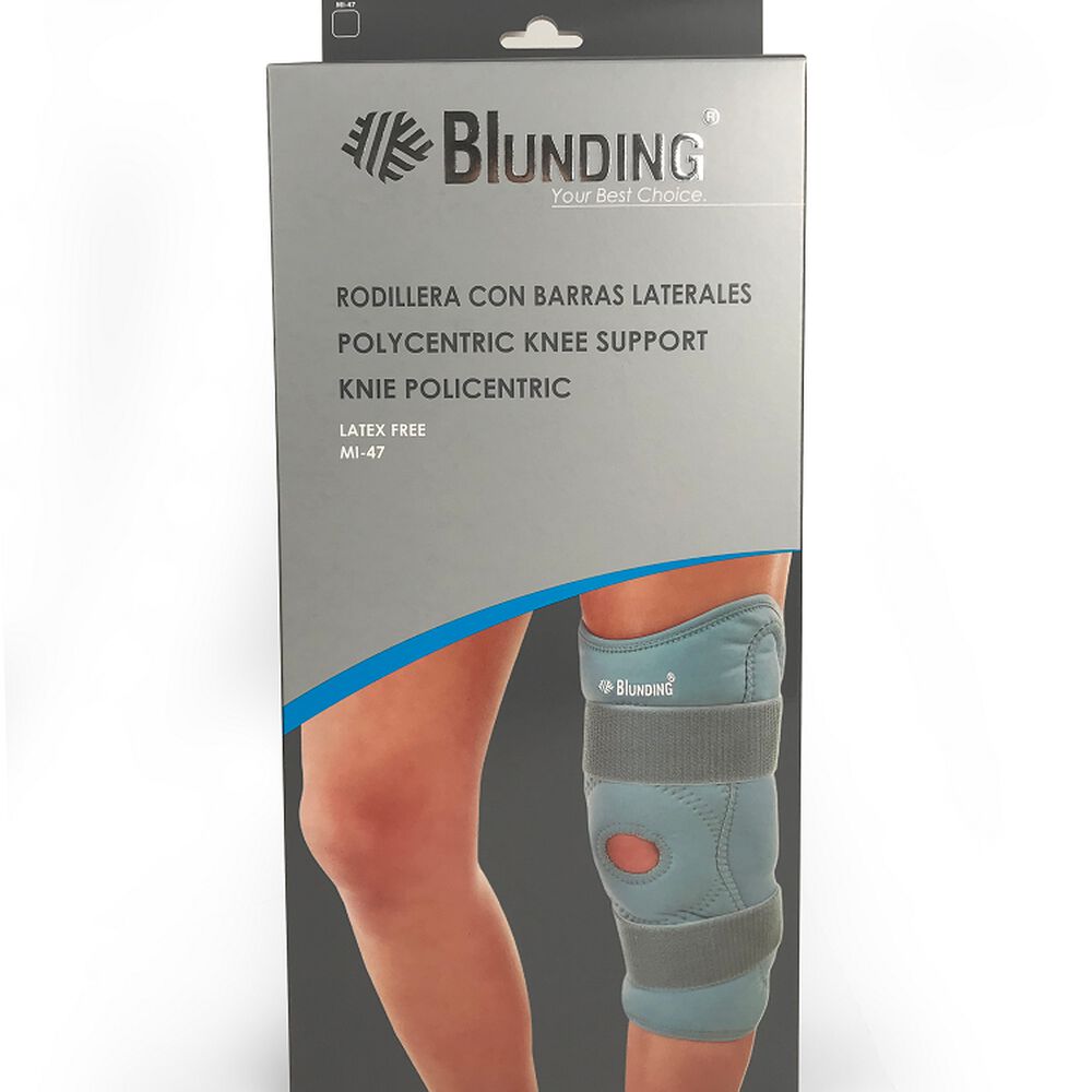 Rodillera Ortopédica Policéntrica Con Orificio Rotuliano Talla S-blunding image number 2.0