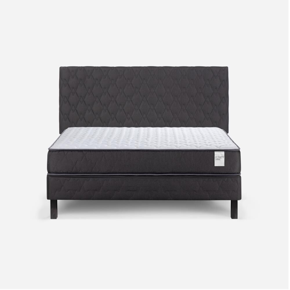 Cama Europea Rosen Wave / 2 Plazas / Base Normal + Respaldo image number 0.0