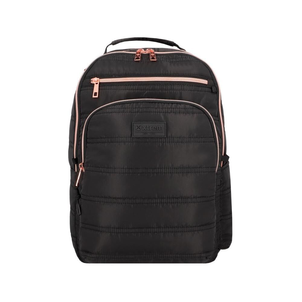 Mochila Notebook Xtrem Vermont 6xt Negro/rose Gold 15" image number 0.0