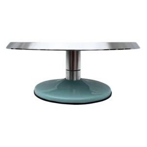 Plato Giratorio Rotación 360 Aluminio 31 Cm