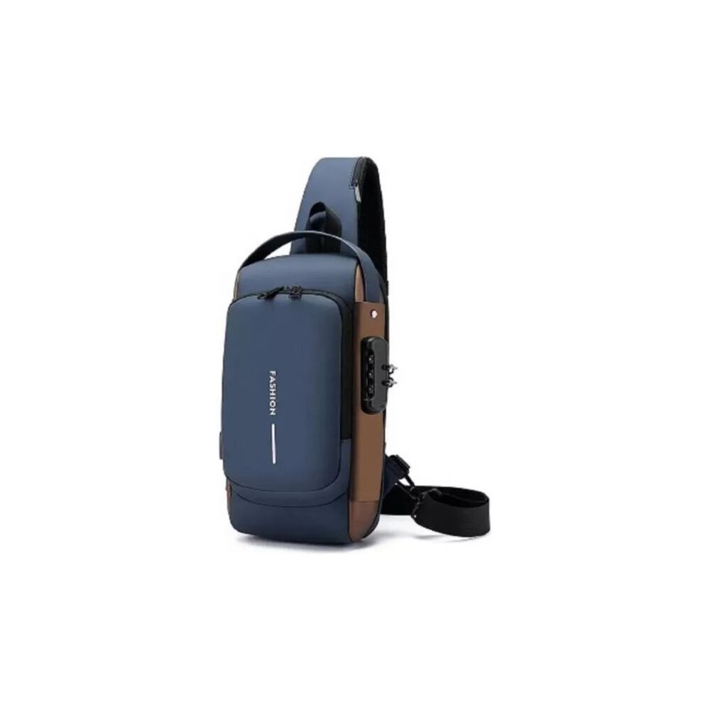 Bolso De Pecho Bandolera Cruzada Con Usb Antirrobo image number 3.0