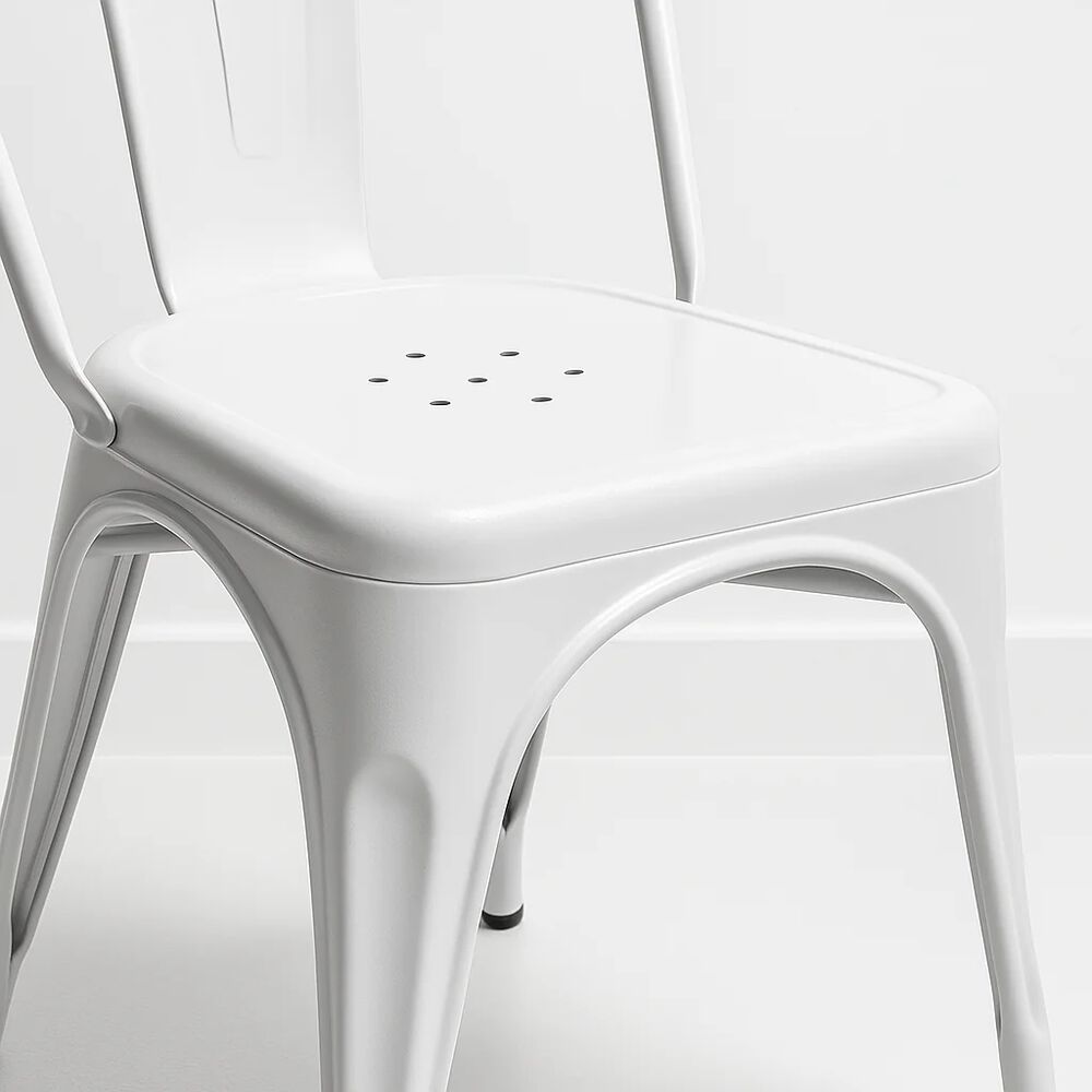 Pack De 4 Sillas Tolix Blancas image number 5.0