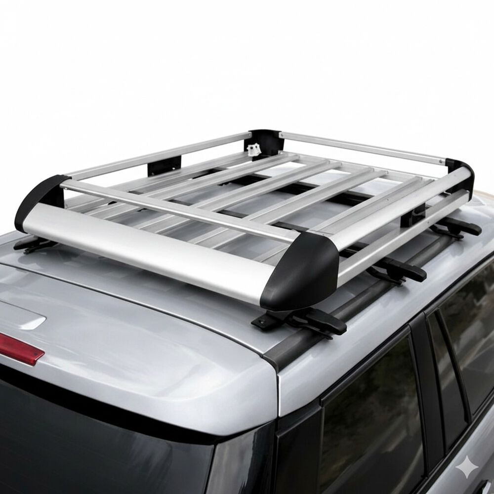 Parrilla Porta Equipaje Auto 130x90x10 Cm Barras Met&aacute;licas image number 0.0