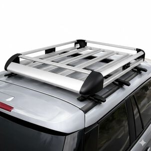 Parrilla Porta Equipaje Auto 130x90x10 Cm Barras Met&aacute;licas