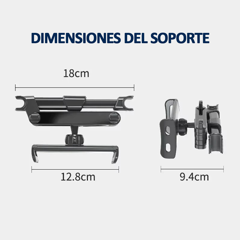 Soporte Para Tablet Y Teléfono En Auto Ideal Para Viajes Con Niños image number 7.0