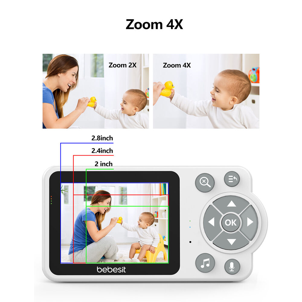 Monitor Camara Smartguard 2.0 4x Zoom Con Ruido Blanco image number 3.0