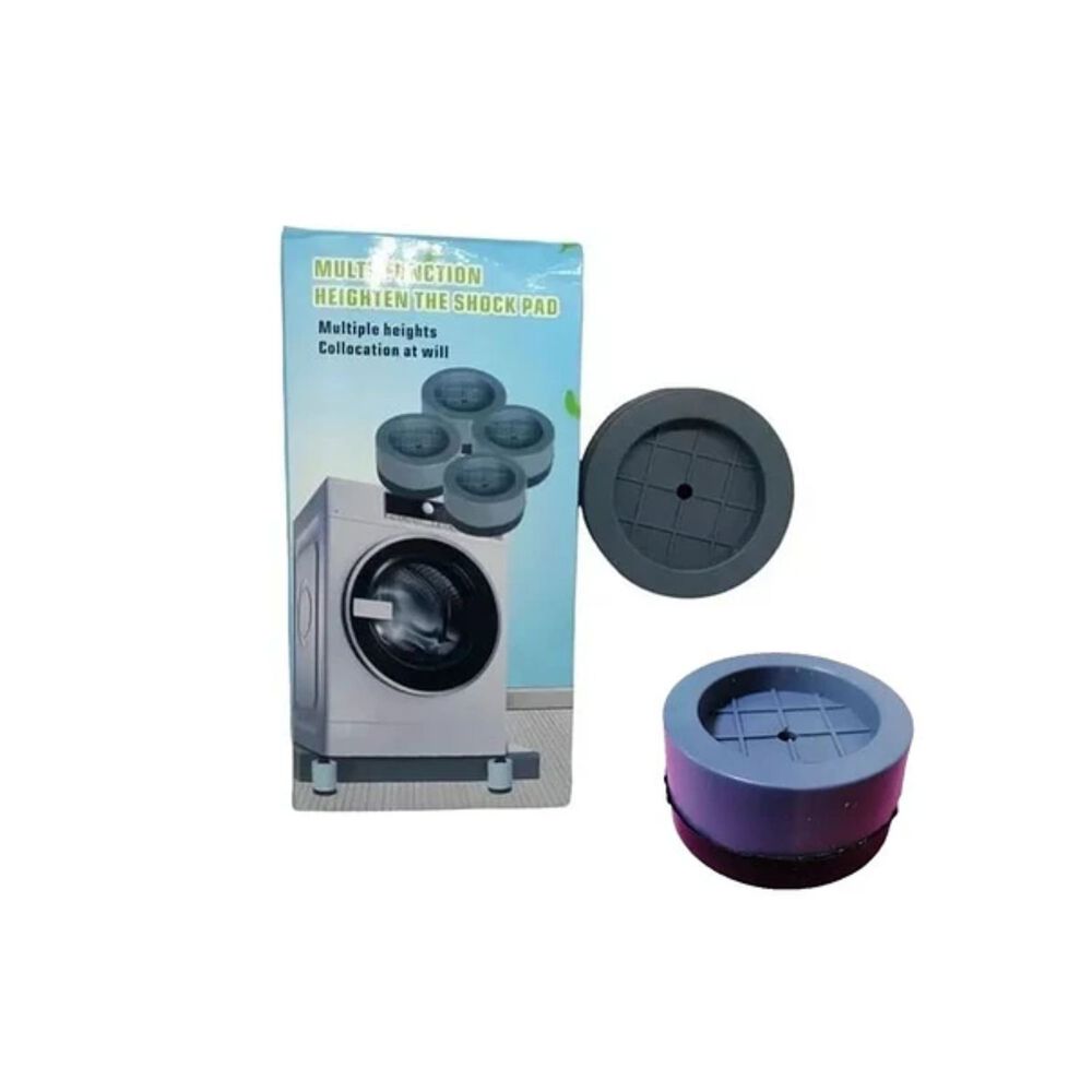 Pack 4 Piezas Soporte Altura Lavadora 6cm Gris image number 3.0