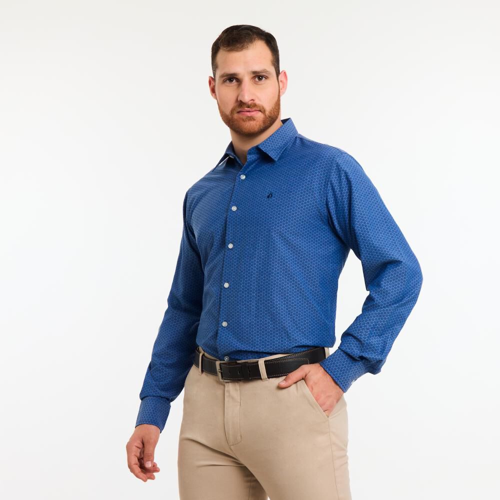 Camisa Cuadrille Regular Manga Larga Hombre Herald image number 2.0