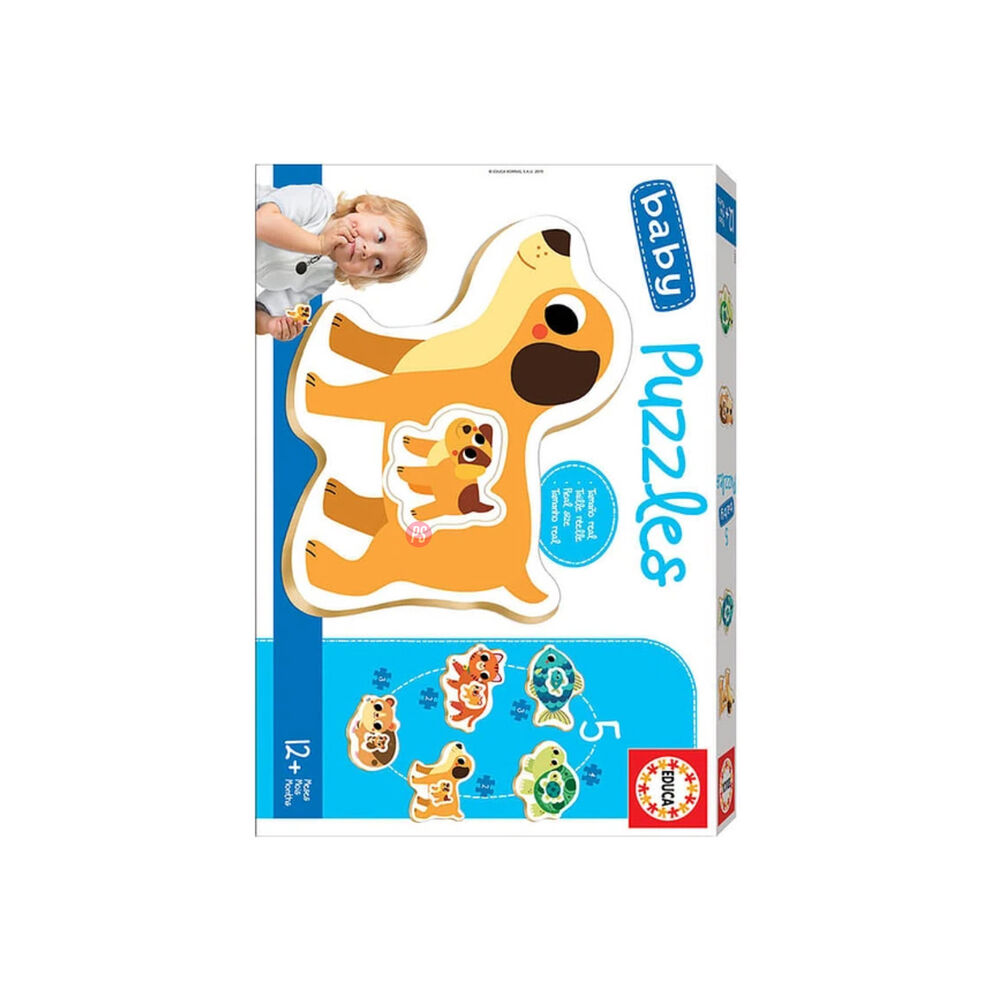 Puzzle Baby 2 A 4 Piezas Animales Dom&eacute;sticos - Ps image number 1.0