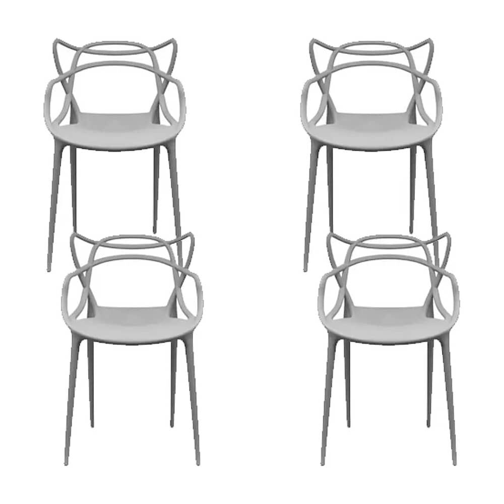 Pack 4 Sillas Master Gris image number 0.0