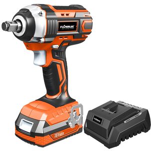 Llave Impacto 1/2 Para Dado, 18v Con Bater&iacute;a, Marca Flowmak
