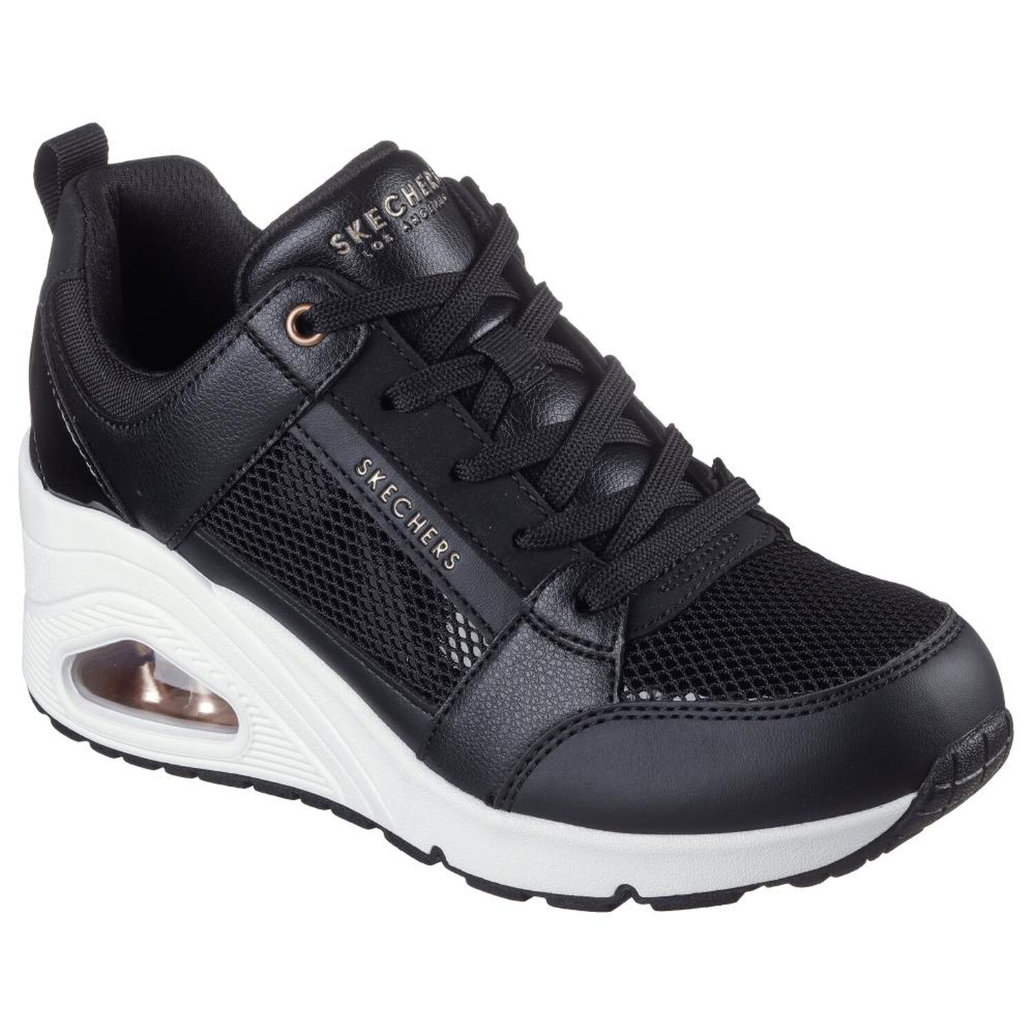 Zapatilla Urbana Mujer Skechers Uno Wedge - Everything Nice Blk image number 3.0