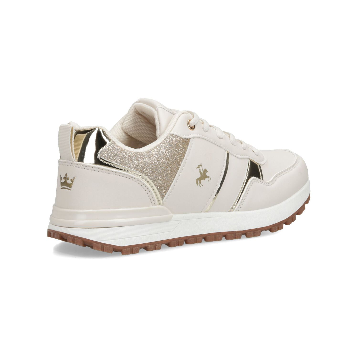 Zapatilla Urbana Mujer The King's Polo Club Beige image number 3.0