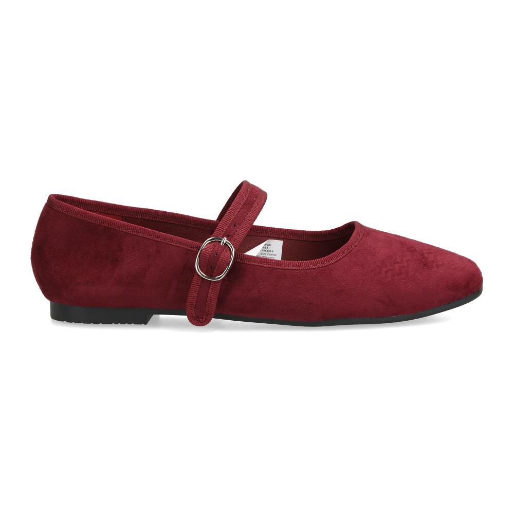 Zapato Casual Mujer Freedom Burgundy image number 2.0