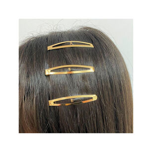 Set Clip Semiovalado Grande Besty Dorado 3u Dorado