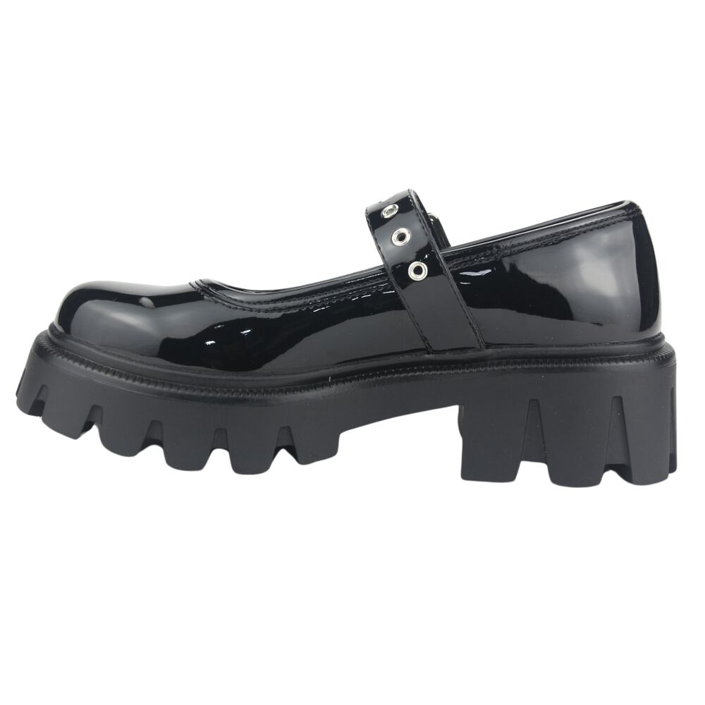 Zapato Chalada Mujer Joing-1 Negro Plataforma image number 1.0