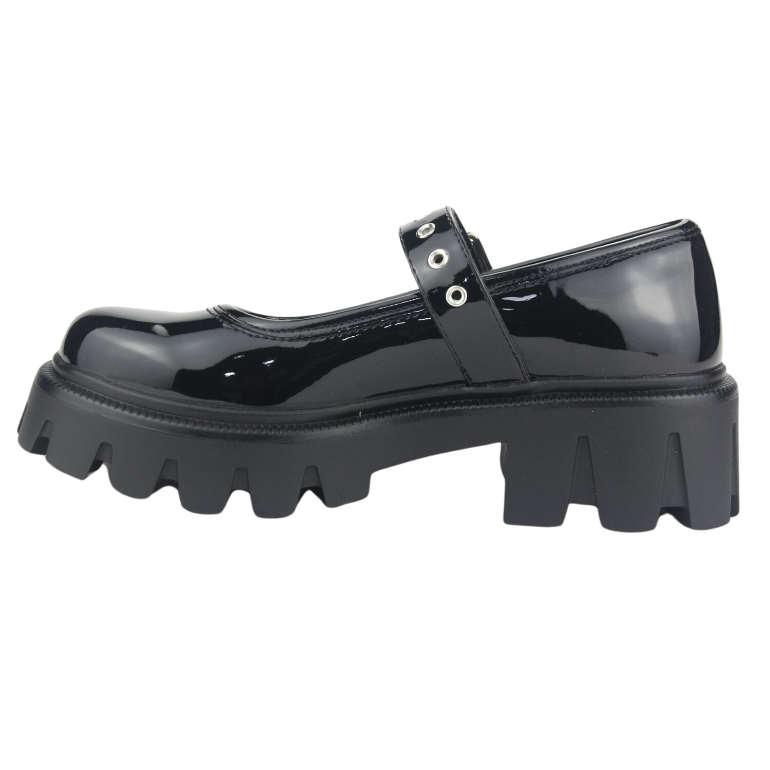 Zapato Chalada Mujer Joing-1 Negro Plataforma image number 6.0